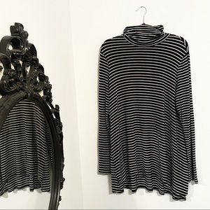 Turtle Neck Long Sleeve Shirt - XL